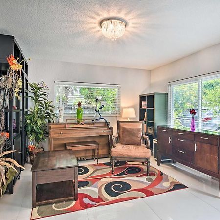 Shady And Eclectic Fort Lauderdale Dwelling With Yard! Luaran gambar