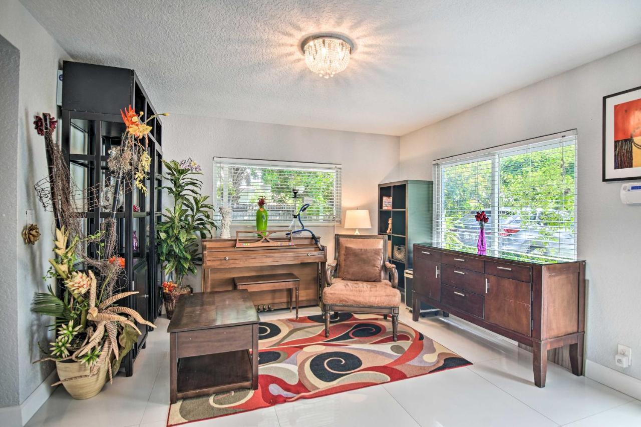Shady And Eclectic Fort Lauderdale Dwelling With Yard! Luaran gambar
