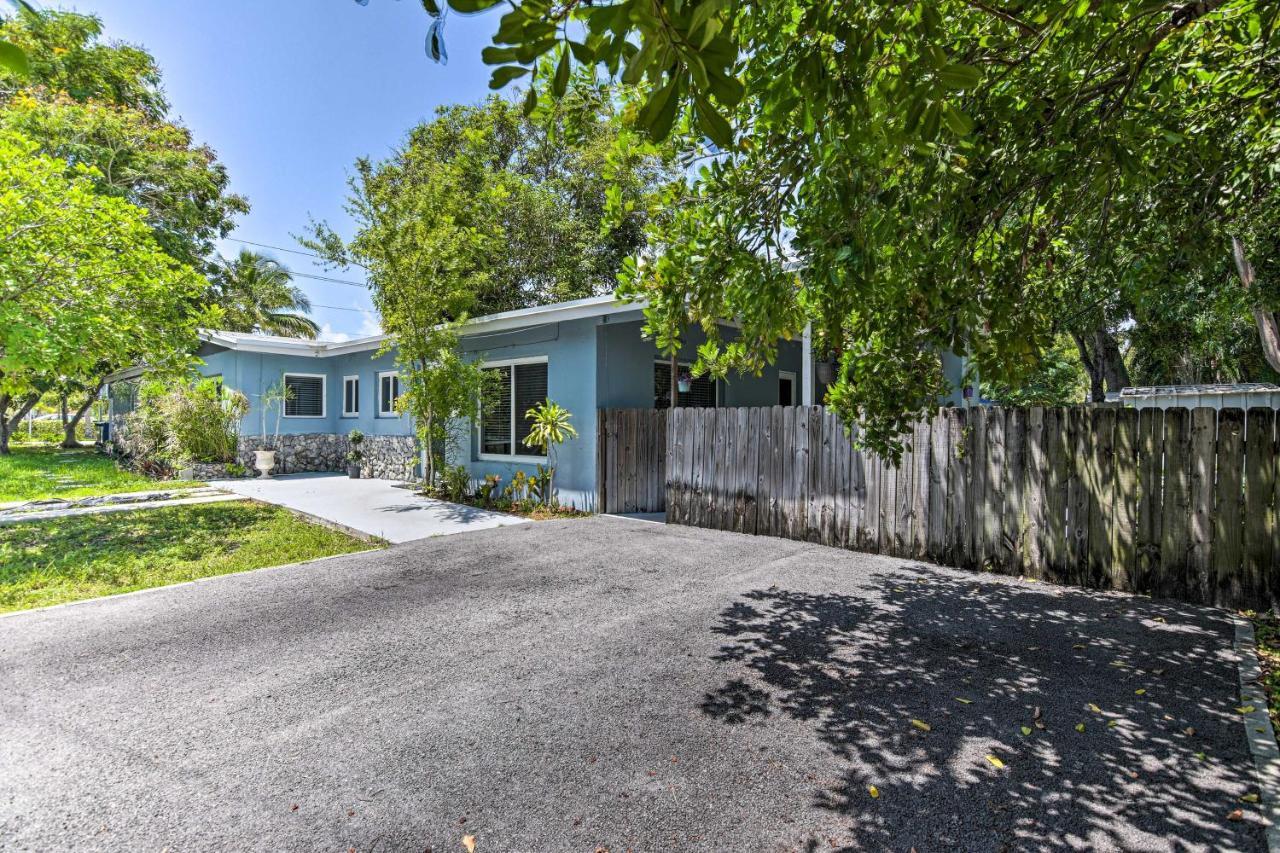 Shady And Eclectic Fort Lauderdale Dwelling With Yard! Luaran gambar