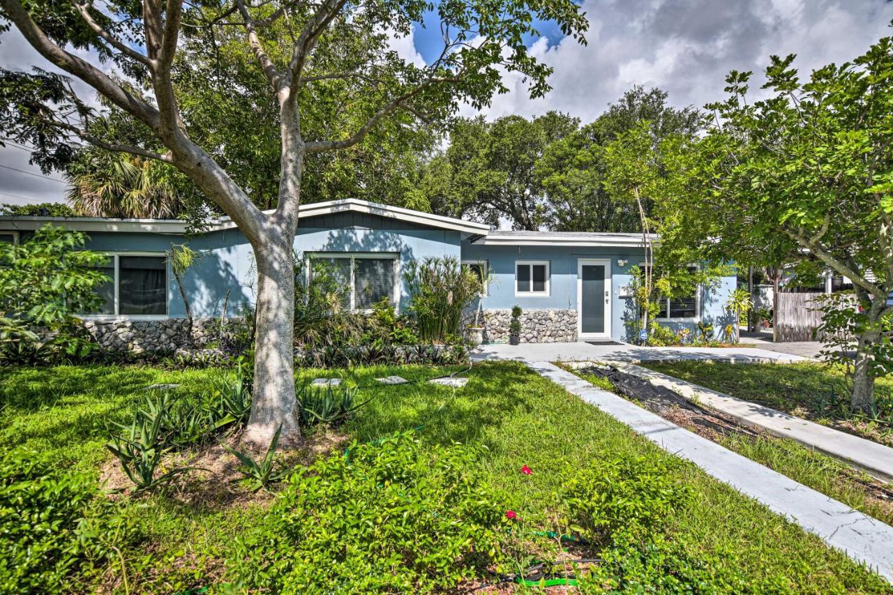 Shady And Eclectic Fort Lauderdale Dwelling With Yard! Luaran gambar